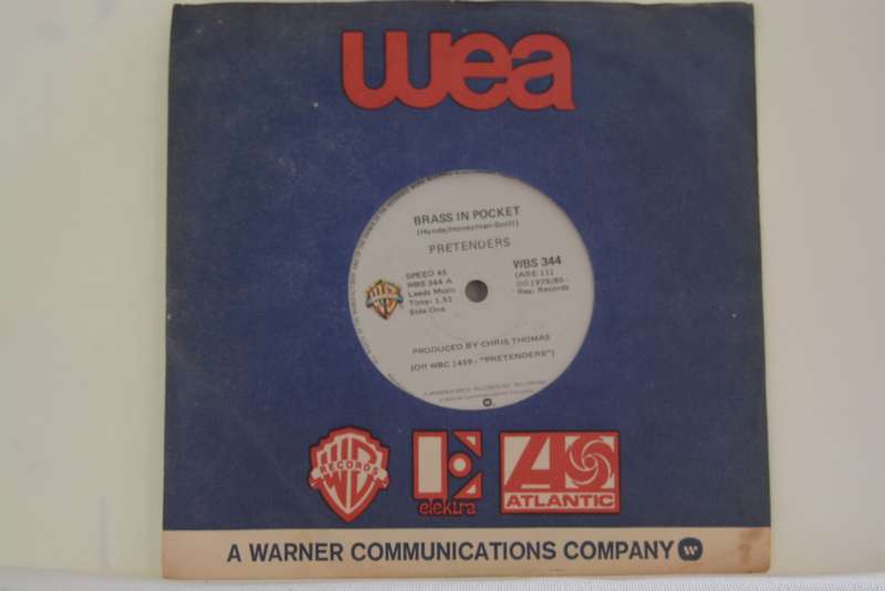 PRETENDERS - BRASS IN POCKET -VG+/EX-