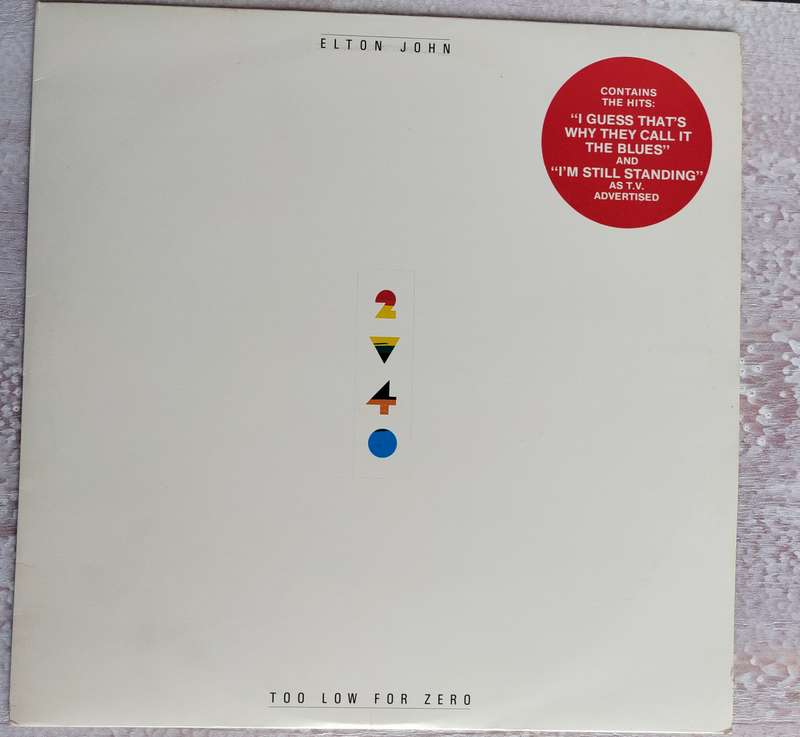 ELTON JOHN - TOO LOW FOR ZERO - EX-/EX