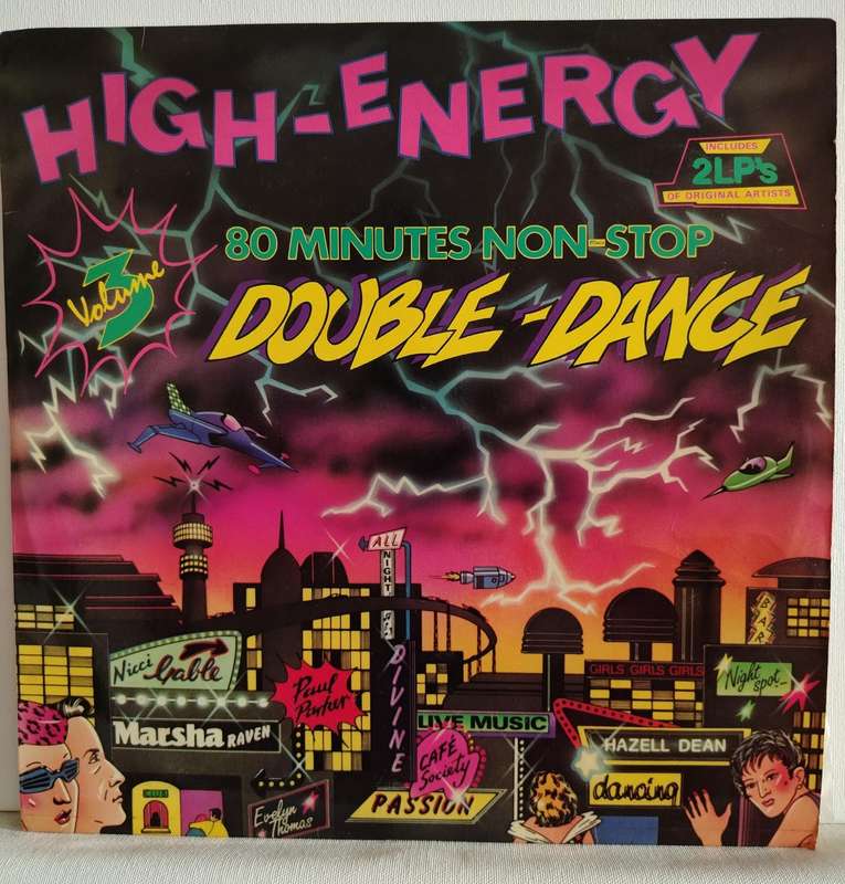HIGH ENERGY DOUBLE DANCE  VOL 3 - VG+/VG+/VG+