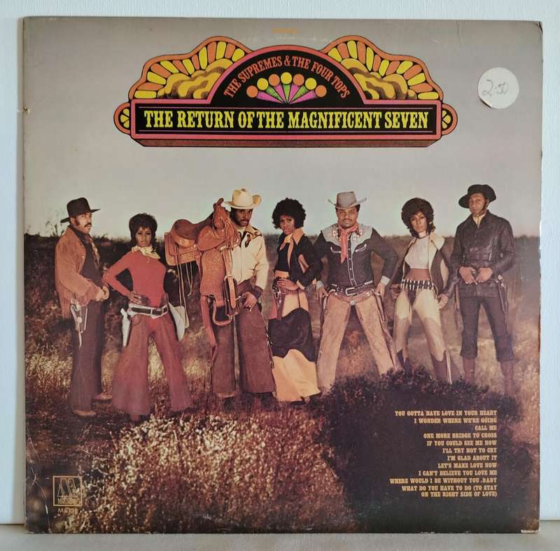 THE SUPREMES AND THE FOUR TOPS - THE RETURN OF THE MAGNIFICENT SEVEN -VG+/EX