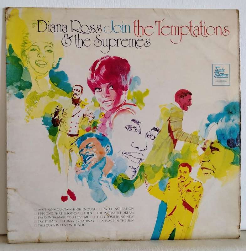 DIANA ROSS AND THE SUPREMES JOIN THE TEMPTATIONS - VG/VG