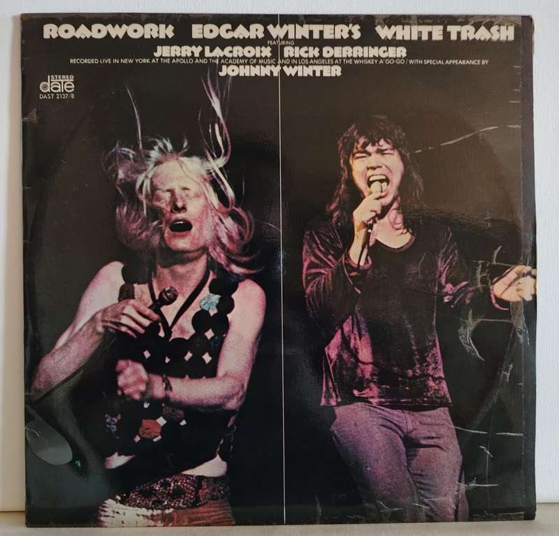 EDGAR WINTERS  WHITE TRASH - ROADWORKS - VG/EX-/EX-