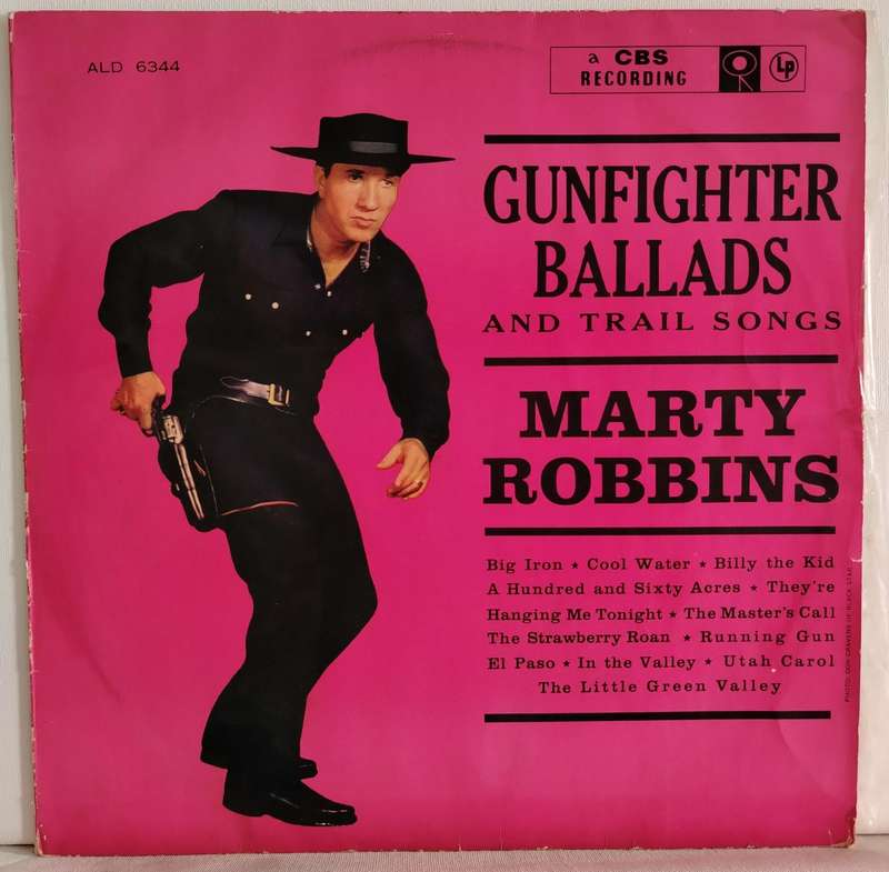 MARTY ROBBINS - GUNFIGHTER BALLADS AND TRAIL SONGS - VG/EX-