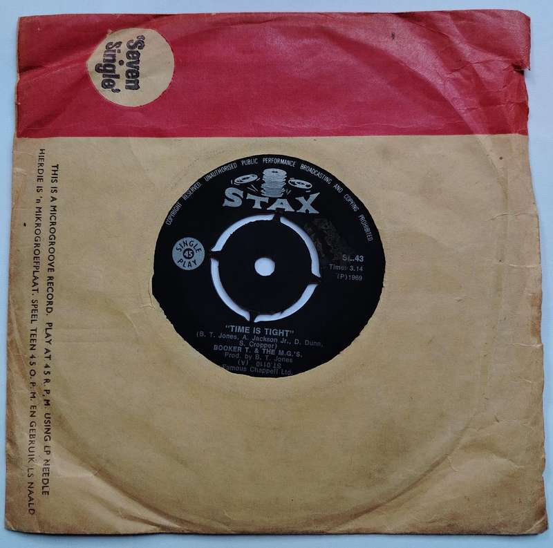 BOOKER T. & AND M.G.'S  - TIME IS TIGHT - VG-/VG