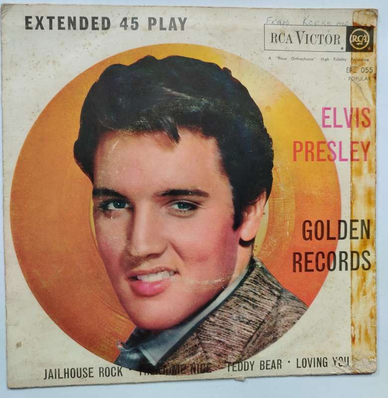 ELVIS PRESLEY - GOLDEN RECORDS - EXTENDED 45 PLAY - VG-/VG