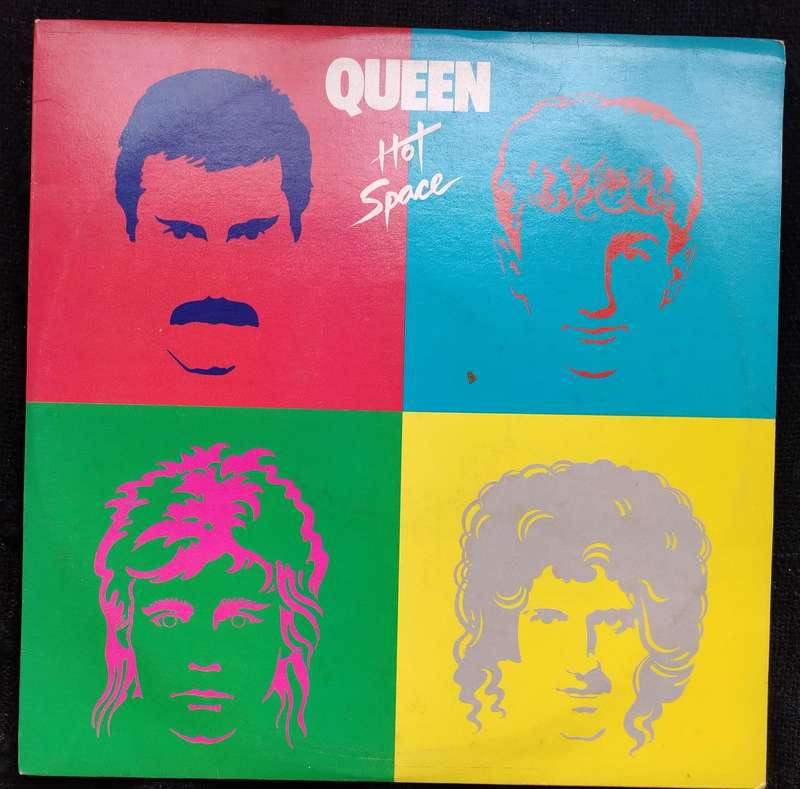 QIUEEN - HOT SPACE - VG+/EX-