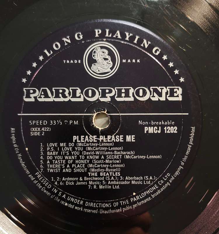 THE BEATLES - PLEASE PLEASE ME - VG/VG