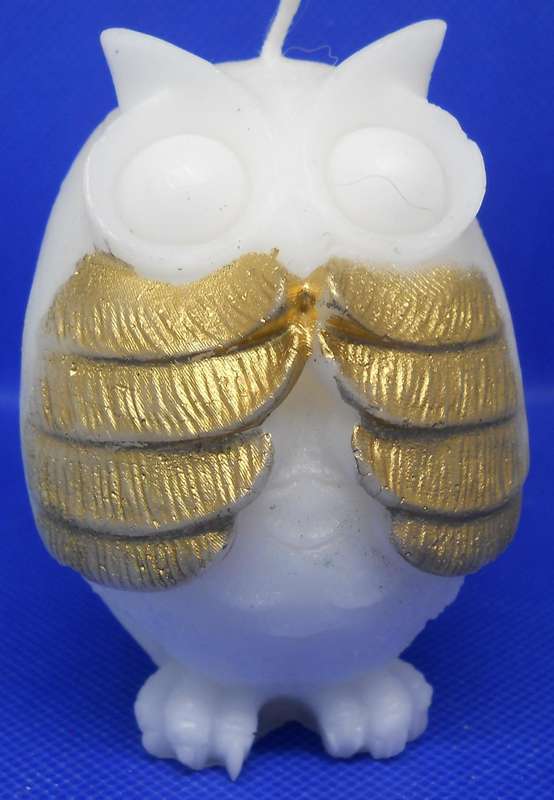 Candle  4. The Watchful Trio  Owl Candle Set