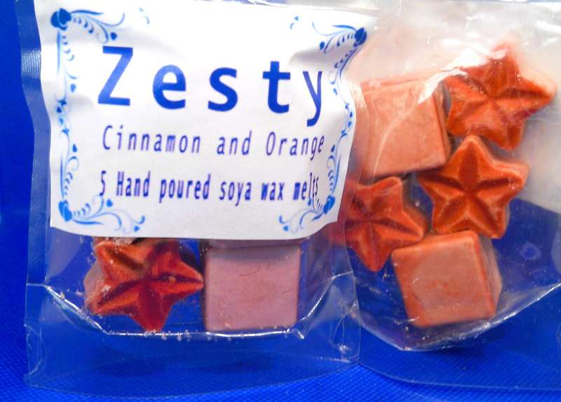 Soy Wax Melts   Zesty - Cinnamon & Orange