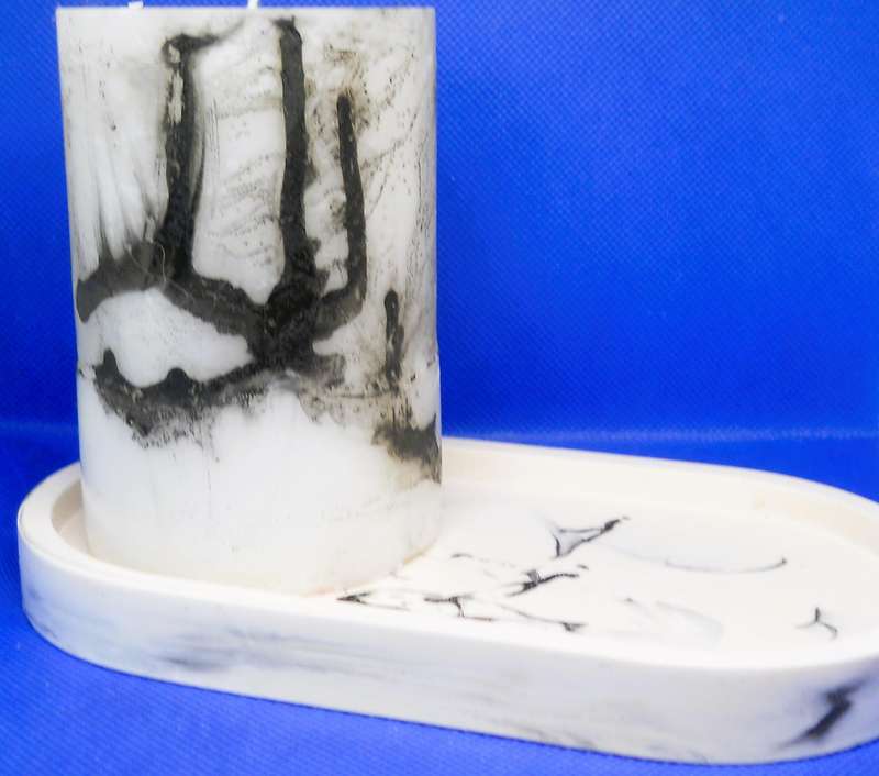 Candle: Witch Candle & Tray Set