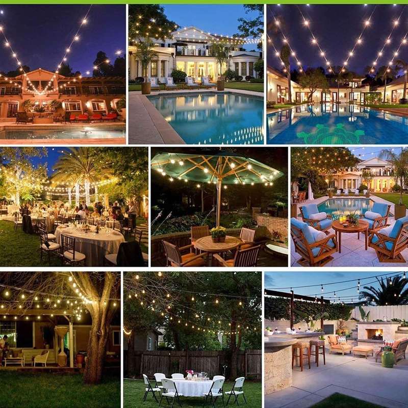 100m 220V Heavy Duty Durable Festoon Cable Wire. E27 Suspended Bulb Holders. Takes Approx 310 Bulbs.