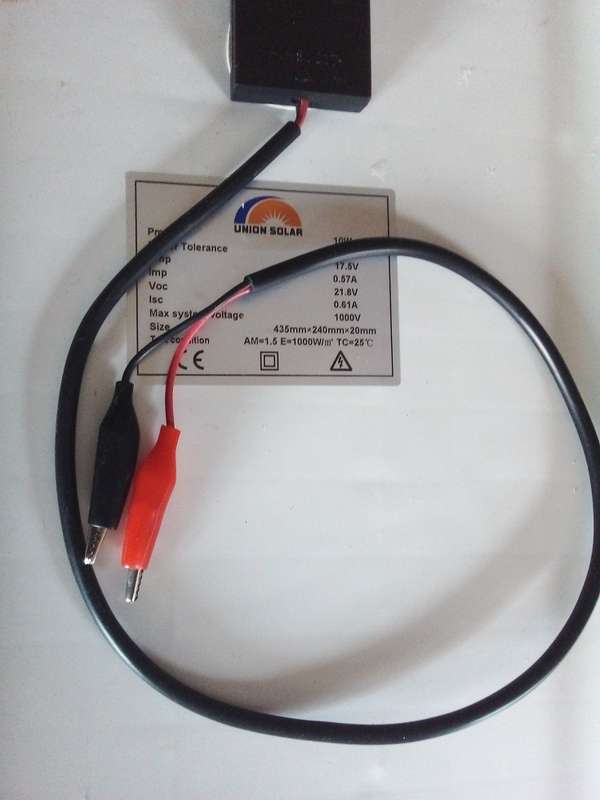 10W Solar Panel: 10W Monocrystalline PhotoVoltaic Generation. Collections Are Allowed.