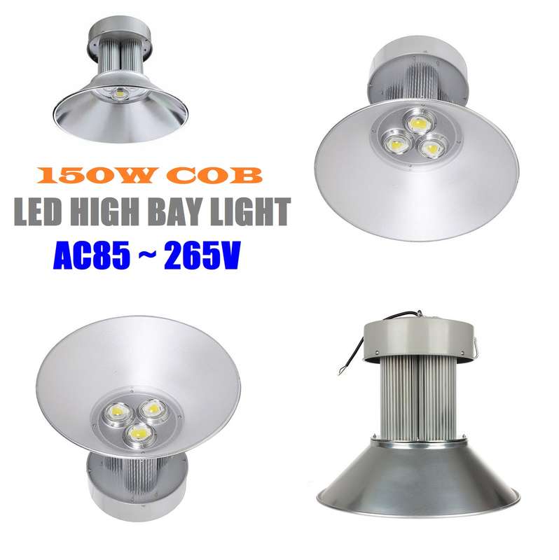 Quality Grade 150W AC85~265V COB LED High Bay Lights. Super Bright Cool White. Collections Allowed.