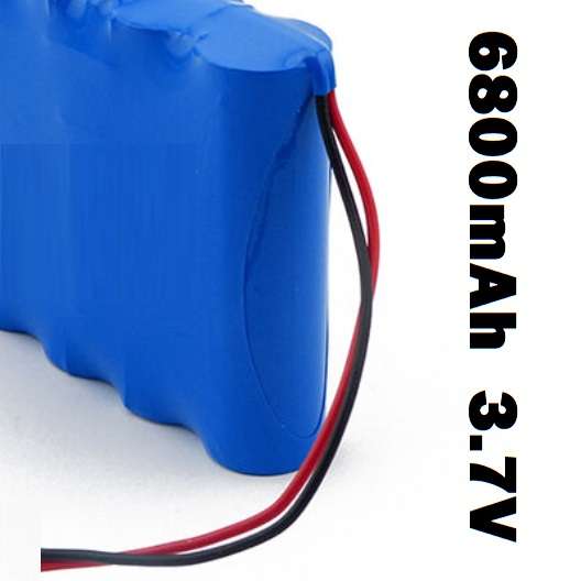 18650 Wired 3.7V 4-Cells [4P] Rechargeable Battery Pack. Parallel Connection. Collections Allowed.