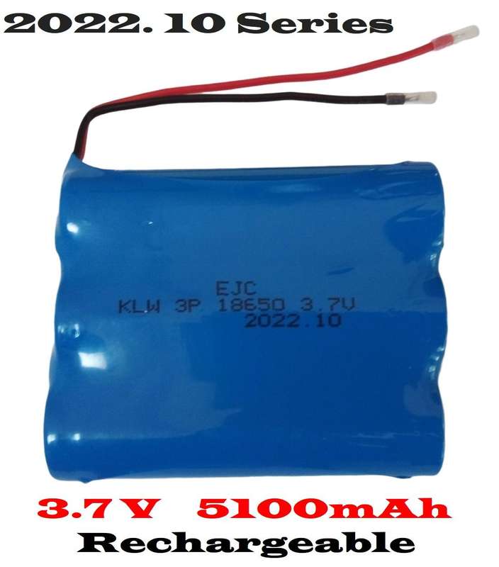 3Cells [3P] 18650 Rechargeable 3.7V 5100mAh Battery Pack In Parallel Connection. Collections Allowed