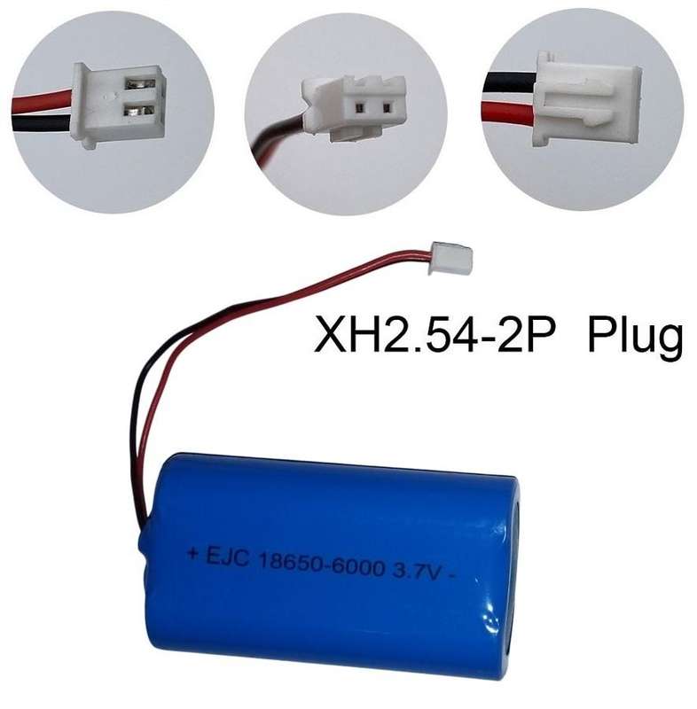 18650 Rechargeable Battery Pack 3.7V 2-Cells Pack/Twin Pack With XH2.54-2P Plug. Collections Allowed