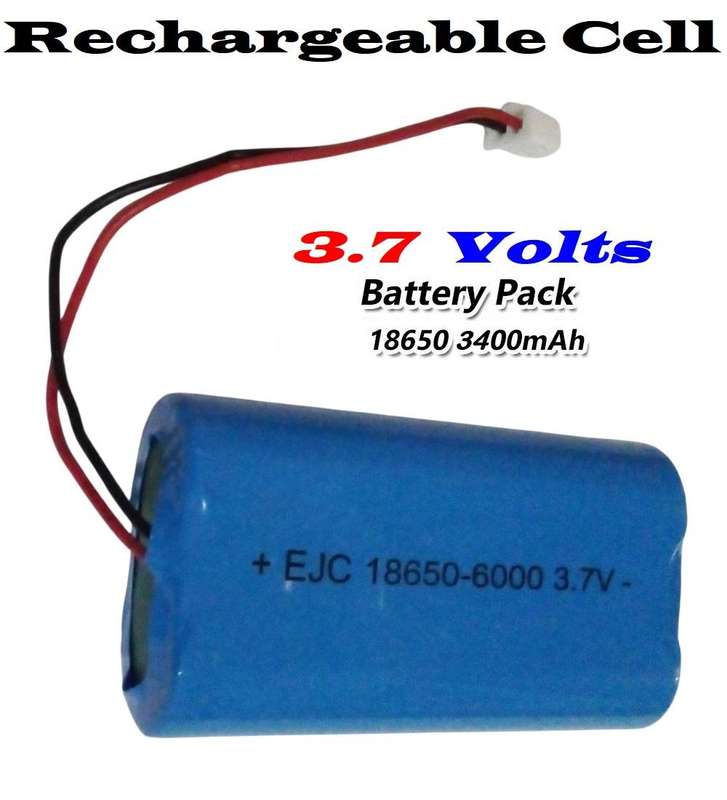 18650 Rechargeable Battery Pack 3.7V 2-Cells Pack/Twin Pack With XH2.54-2P Plug. Collections Allowed