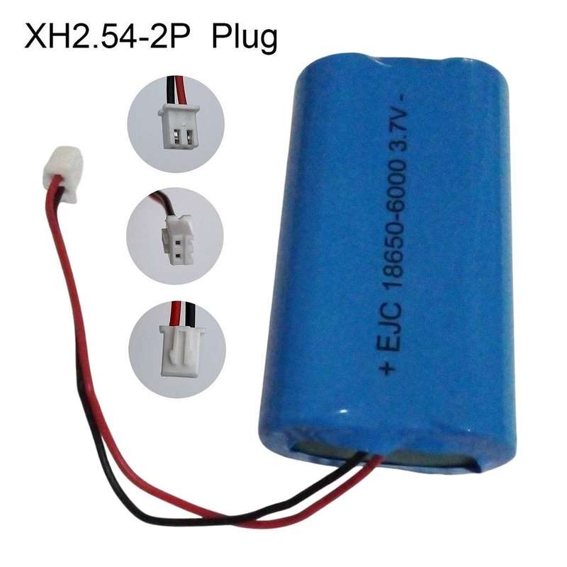 18650 Rechargeable Battery Pack 3.7V 2-Cells Pack/Twin Pack With XH2.54-2P Plug. Collections Allowed