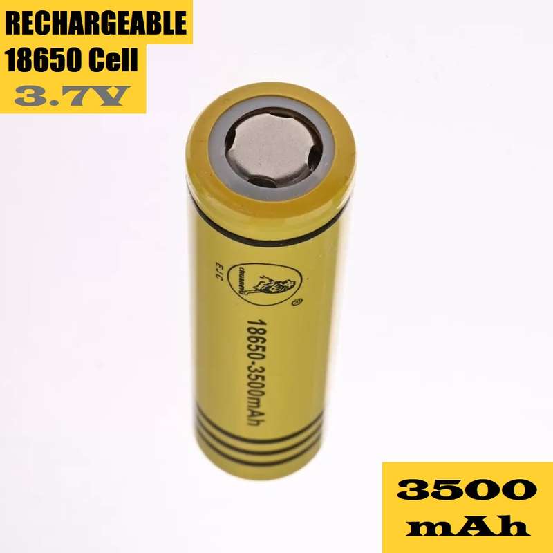 Rechargeable Flat Top 18650 Batteries For LED Torches, Light Duty Applications. Collections Allowed.
