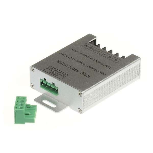30A 12V~24V MultiColour RGB LED Strip Light Amplifier Aluminium Signal Booster. Collections Allowed.
