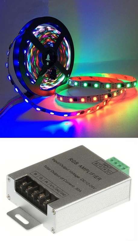 30A 12V~24V MultiColour RGB LED Strip Light Amplifier Aluminium Signal Booster. Collections Allowed.