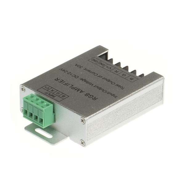 30A 12V~24V MultiColour RGB LED Strip Light Amplifier Aluminium Signal Booster. Collections Allowed.