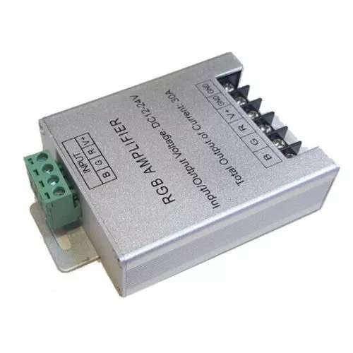 30A 12V~24V MultiColour RGB LED Strip Light Amplifier Aluminium Signal Booster. Collections Allowed.