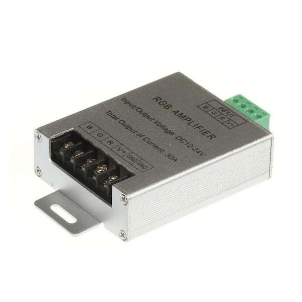 30A 12V~24V MultiColour RGB LED Strip Light Amplifier Aluminium Signal Booster. Collections Allowed.