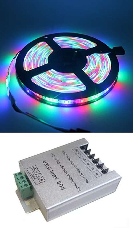 30A 12V~24V MultiColour RGB LED Strip Light Amplifier Aluminium Signal Booster. Collections Allowed.