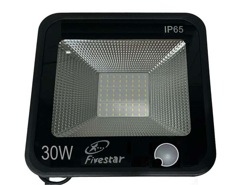 Black Slim Line LED Floodlights: Built-In Auto Day Night Sensor 30W AC180~265V. Collections Allowed.