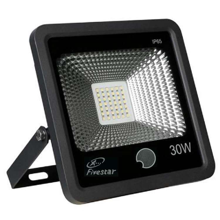 Black Slim Line LED Floodlights: Built-In Auto Day Night Sensor 30W AC180~265V. Collections Allowed.