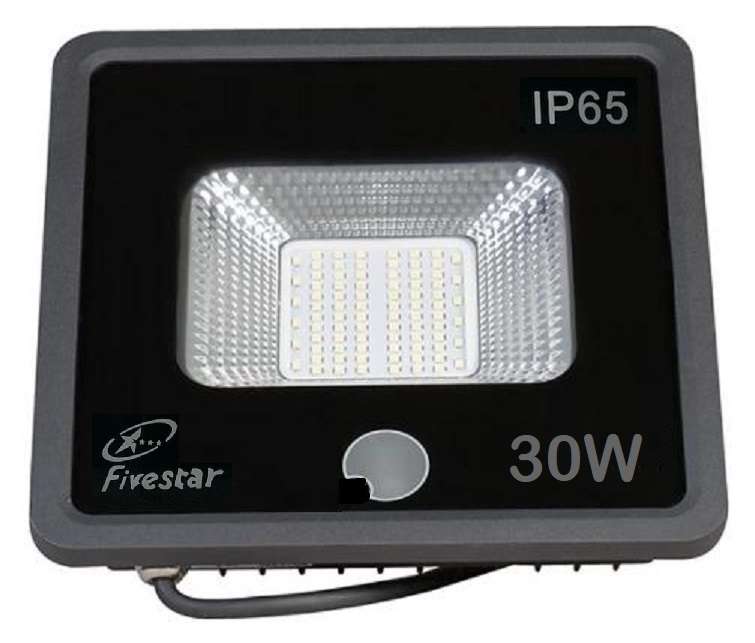 Black Slim Line LED Floodlights: Built-In Auto Day Night Sensor 30W AC180~265V. Collections Allowed.