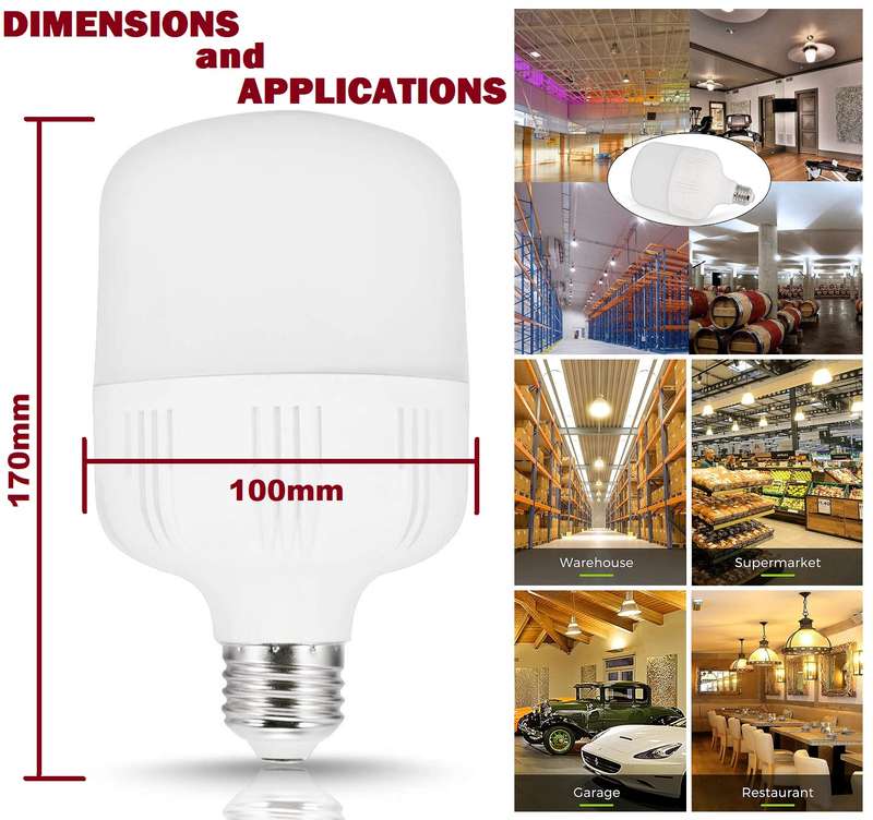 Clearance Special On Warm White 30W LED E27 Light Bulb, Lamp, Globe AC170~240V. Collections Allowed.