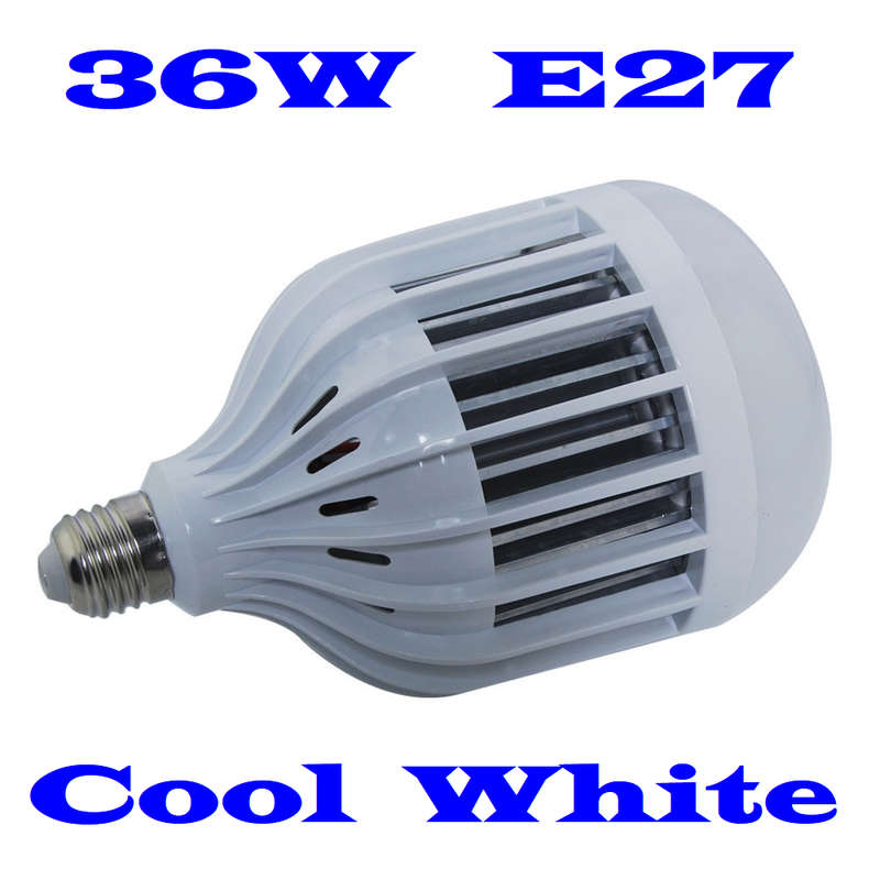 36W LED Light Bulb AC220V Lamp Globe In Cool White E27 Socket On Clearance Sale. Collections Allowed