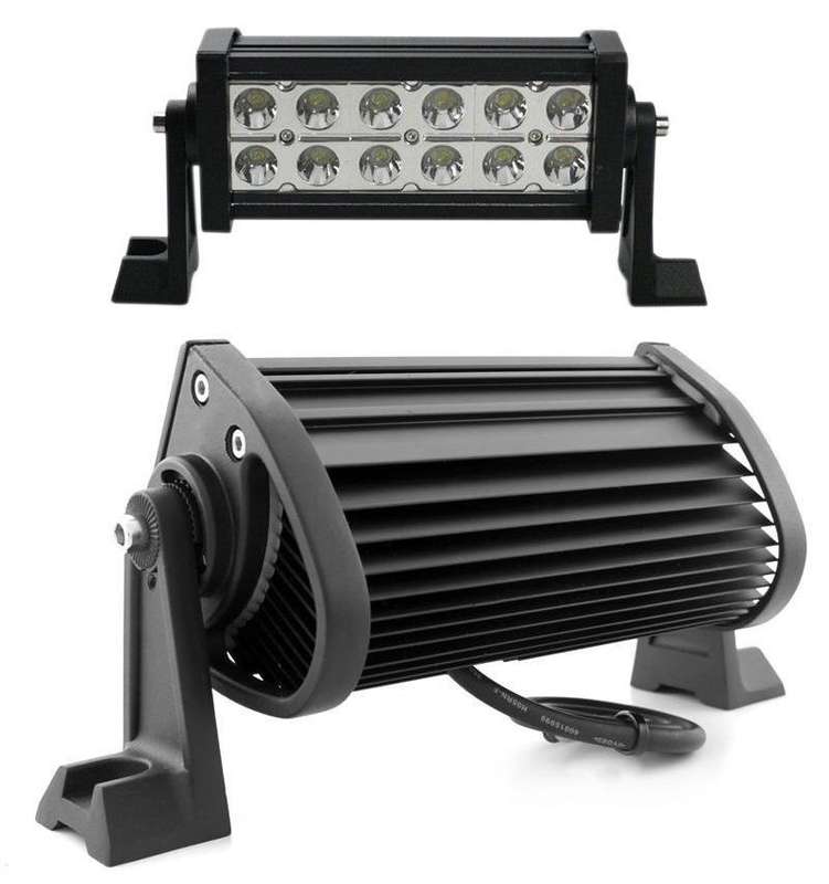 Double Row 36W LED 3D Lens Light Bar with Spot Beam 10V~32V DC. Special Offer. Collections Allowed.