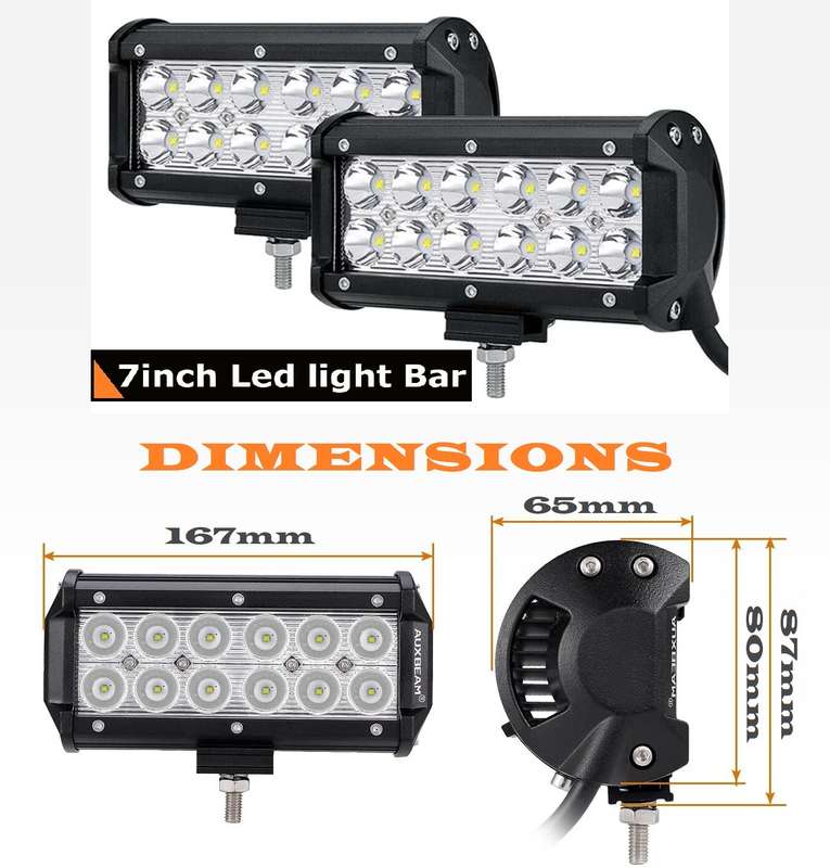 36W LED Light Bar Spot Beam Double Row 10V~32V DC. Special Offer. Collections Are Allowed.