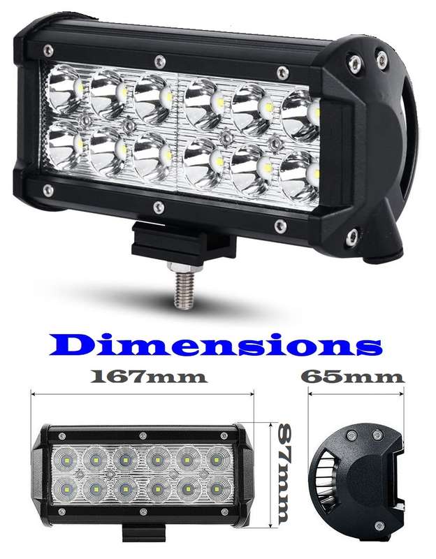 36W LED Light Bar Spot Beam Double Row 10V~32V DC. Special Offer. Collections Are Allowed.
