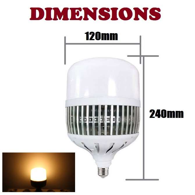 Special Offer On 50W LED E27 LED Light Bulbs Lamp AC170~240V In Warm White. Collections Are Allowed.