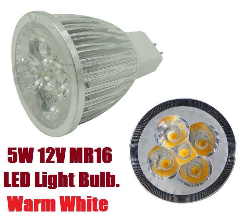 LED Light Bulbs: 5W 12V MR16 Warm White Downlights/Spotlights. Aluminium Shell. Collections Allowed.