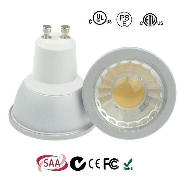 Super Cool White Dimmable 6W GU10 COB LED Light Bulbs AC185~265V LED Downlights. Collections Allowed