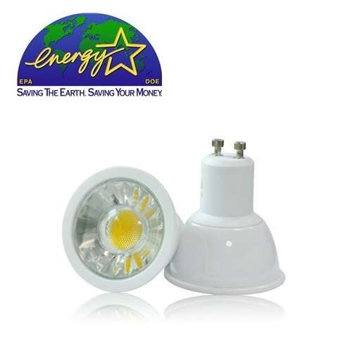 6W GU10 AC185~265V Cool White COB LED Downlights. Wide Beam Angle Light Bulbs. Collections Allowed.