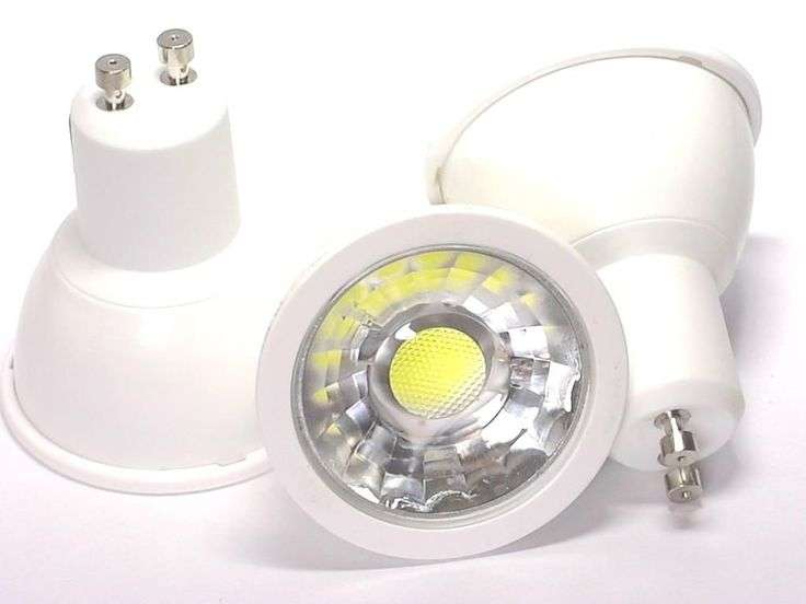 Dimmable LED Light Bulbs 6W GU10 AC185~265V Super Cool White COB LED Downlights. Collections Allowed