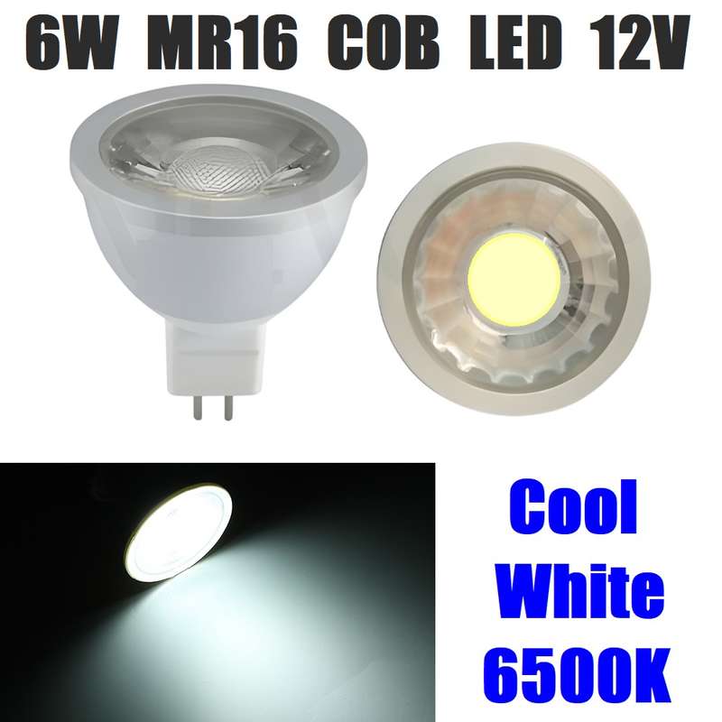 Cool White 6W 12V MR16 LED Downlight Bulbs. MR16 12V Ultra Bright COB Design. Collections Allowed.