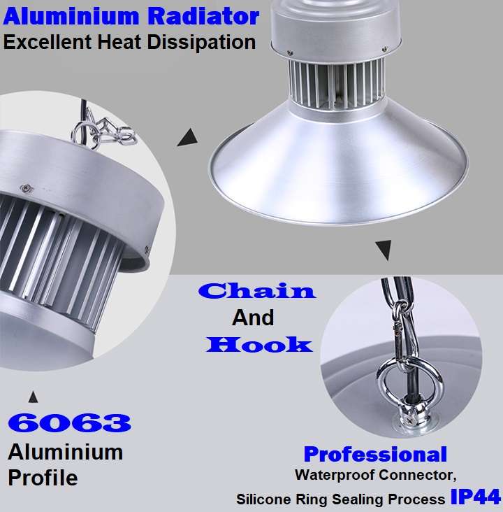70W AC85~265V COB LED High Bay Lights. Super Bright Quality Grade Cool White. Collections Allowed.