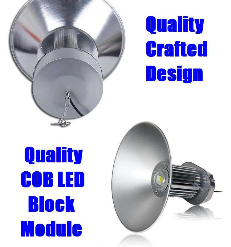 70W AC85~265V COB LED High Bay Lights. Super Bright Quality Grade Cool White. Collections Allowed.