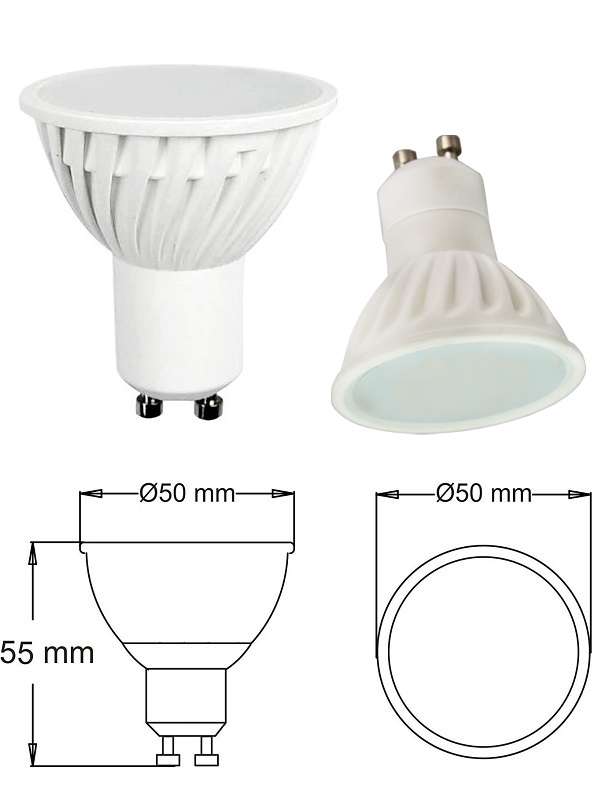 Dimmable LED Light Bulbs 7W GU10 AC220~240V Super Cool White SMD LED Downlights. Collections Allowed