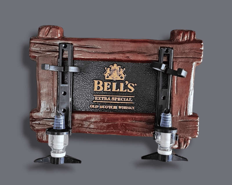 Bell`s Scotch Whisky Liquor Dispensers plus 2 Kits of Optics. Brand New. Collections Are Allowed.