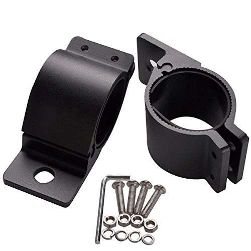 2pces 76mm~81mm Adjustable Black Mounting Brackets For Spotlights & Light Bars. Collections Allowed.
