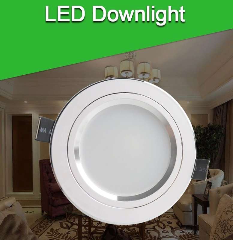 5W LED Ceiling Light, Spotlight, Downlight, Light Bulb. Complete Ready to Use. Collections Allowed.
