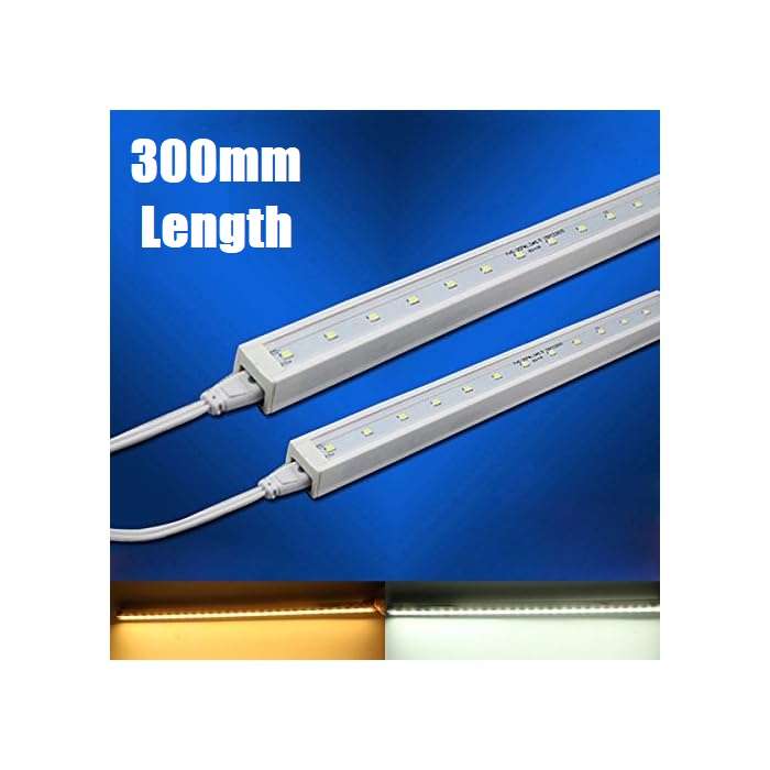 Soft Warm White LED Square Tube Lights 300mm 30cm 220V. Comes with Accessories. Collections Allowed.